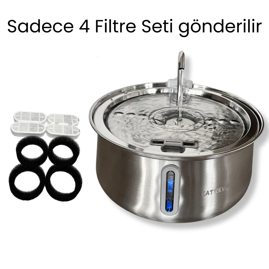 4 filtre ve su pınarı