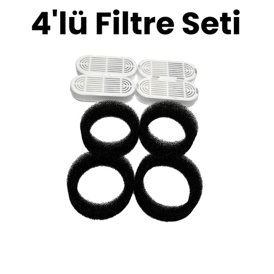 Catrevi™ 4'lü Filtre Seti (Kedi Su Pınarı İçin)