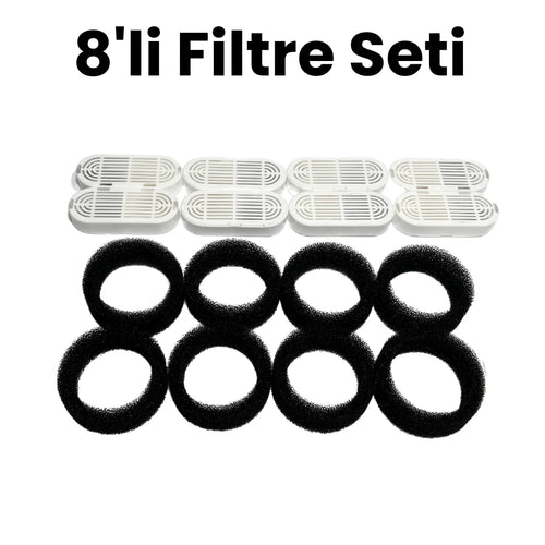 Catrevi™ 8'li Filtre Seti (Kedi su pınarı için)